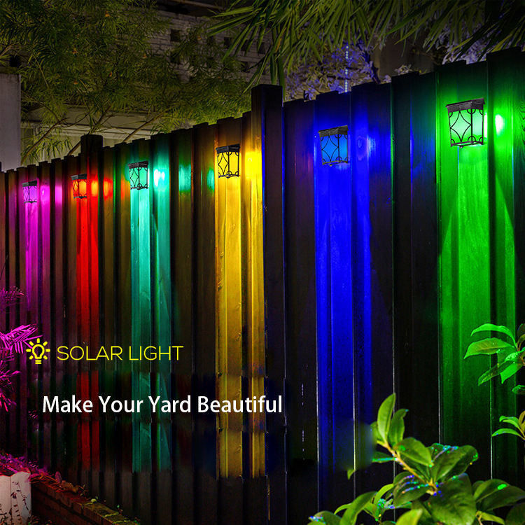 Jardín solar exterior lujo poderosa decoración de montaje cerca de pared paisaje de la casa lámparas de luces para el hotel