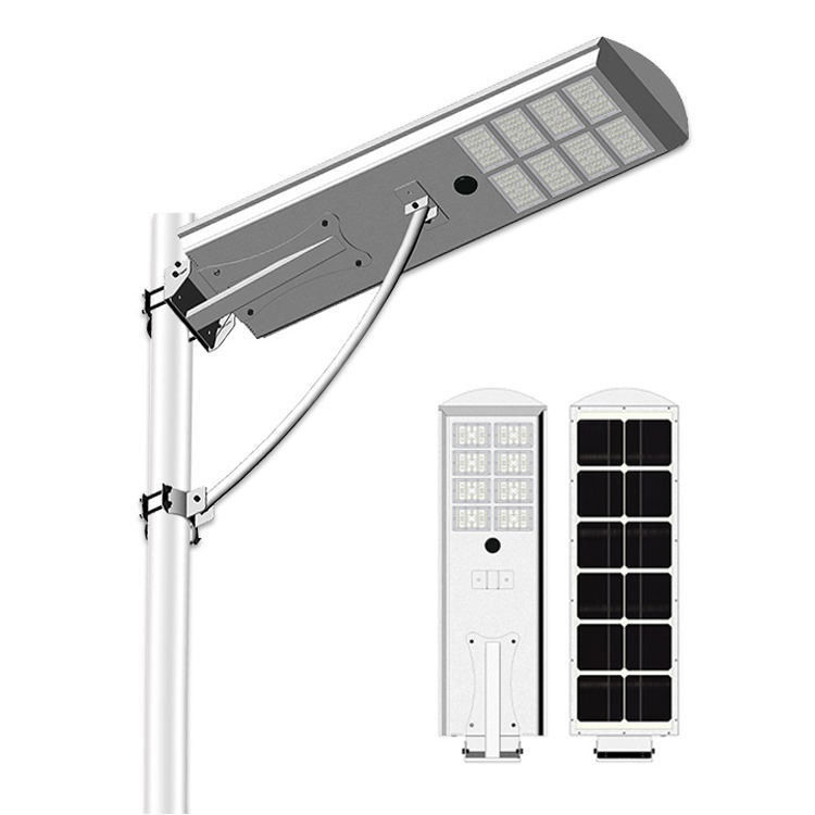 ROAD Alta luminosidad 50W 60W 80W 100W exterior integrado todo en uno Led luz solar de la calle