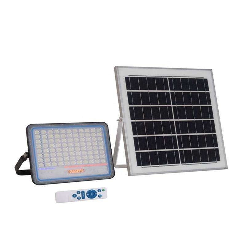 Cuerpo de aluminio Luz de inundación solar LED para el parque con 80 Ra y 5000-6000K temperatura de color