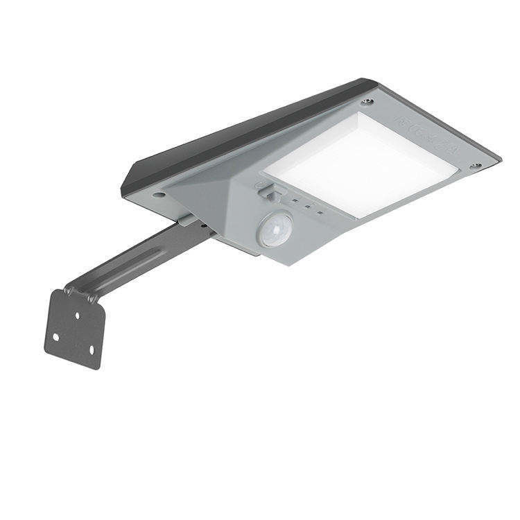 Luz de pared solar recargable LED de gran brillo Sensor de movimiento moderno de exterior a prueba de agua