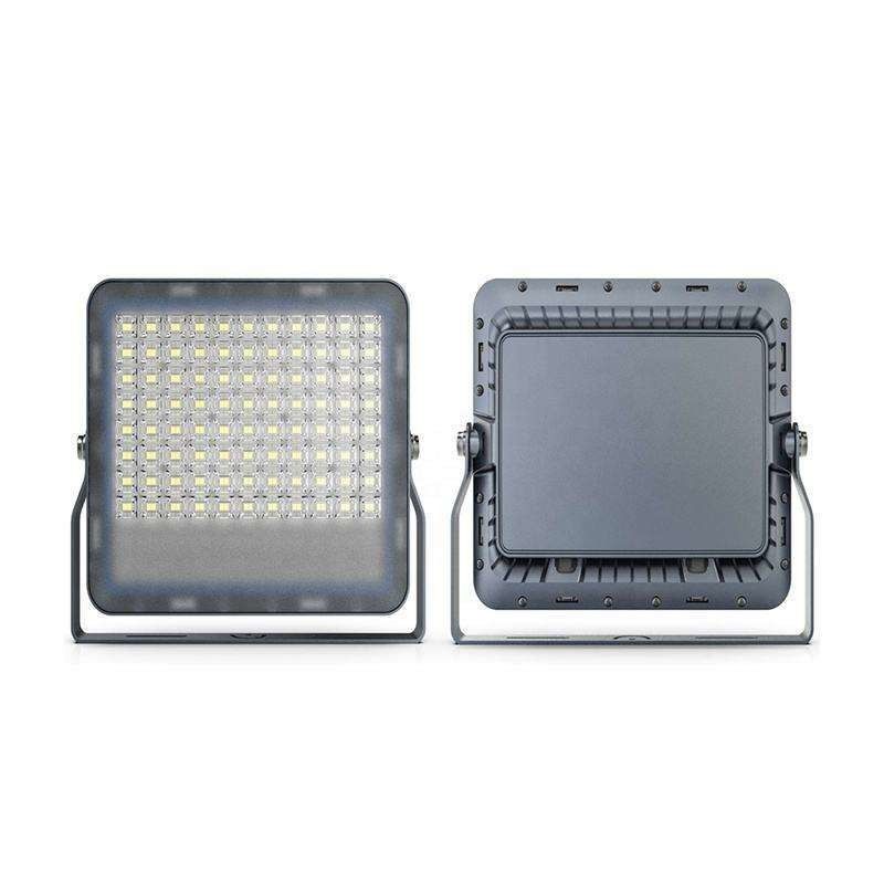Cuerpo de aluminio Luz de inundación solar LED para el parque con 80 Ra y 5000-6000K temperatura de color
