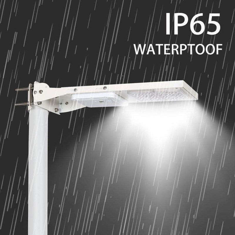 95 Ra de alta luminosidad de la lámpara de luz de la calle solar LED 15W 30W todo en uno resistente al agua exterior