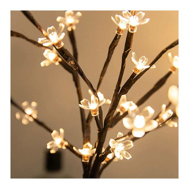 20LEDs Flor de cerezo Flor de árbol Luz de LED lámpara a prueba de agua IP 42 longitud Como se muestra