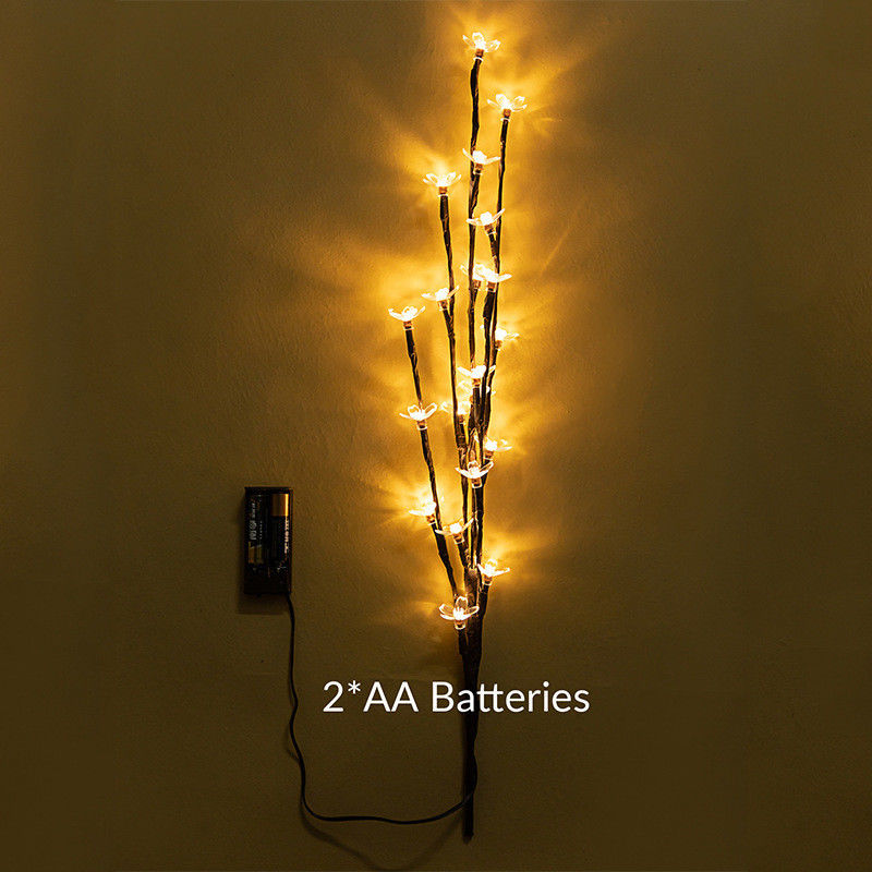 20LEDs Flor de cerezo Flor de árbol Luz de LED lámpara a prueba de agua IP 42 longitud Como se muestra