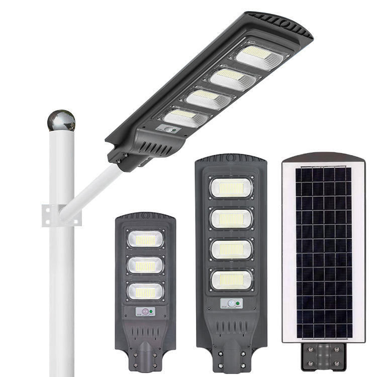 Lámparas solares de calle de alta potencia de inducción de luz de 50-300W para iluminación de carreteras y jardines