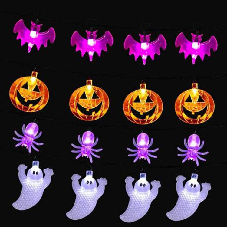 Decoración de Halloween Luces de cuerda con batería Estilo de moda 10000 horas de trabajo