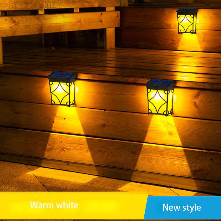 Luces de cercas solares RGB de color Inodoro exterior de luz solar de pared para el exterior IP65 40000 horas