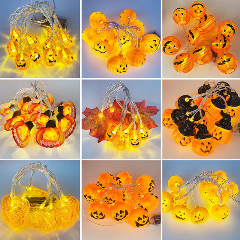 Decoración de Halloween Luces de cuerda con batería Estilo de moda 10000 horas de trabajo
