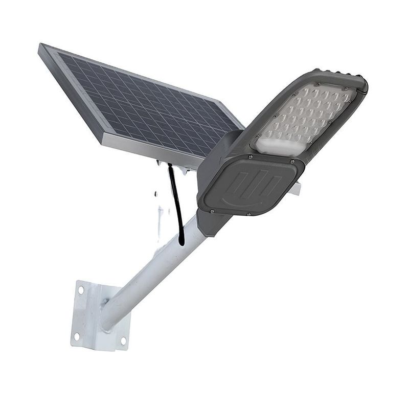 Todos en una luz solar de la calle 24kg peso del producto fuente de luz LED para pared exterior