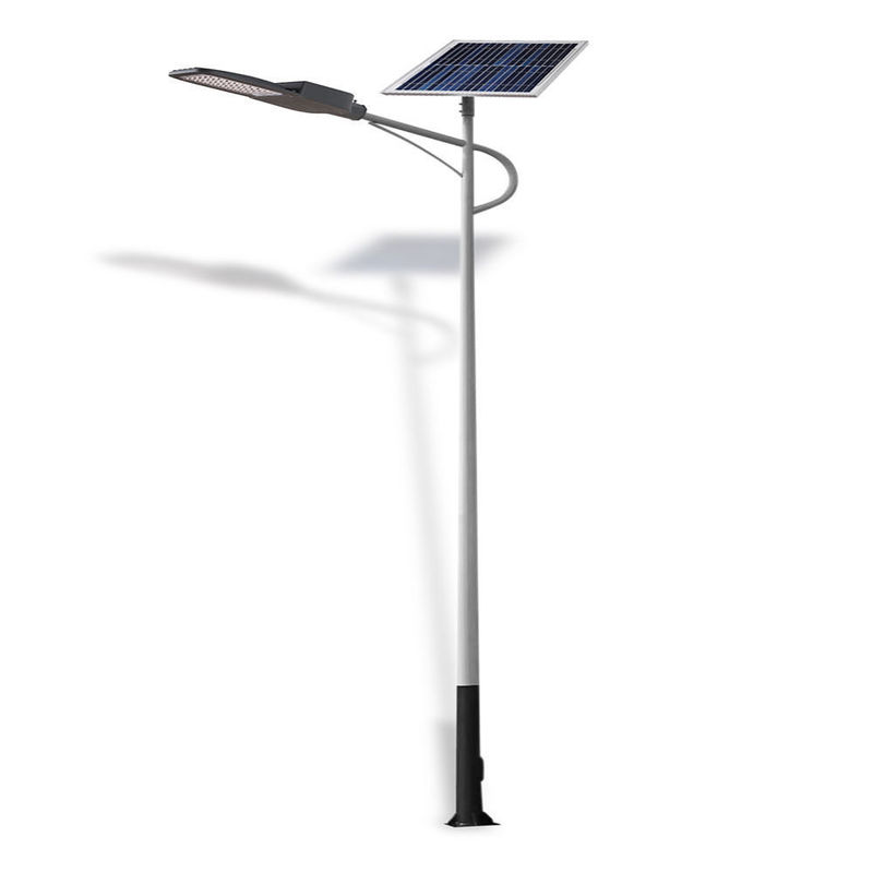 Todos en una luz solar de la calle 24kg peso del producto fuente de luz LED para pared exterior