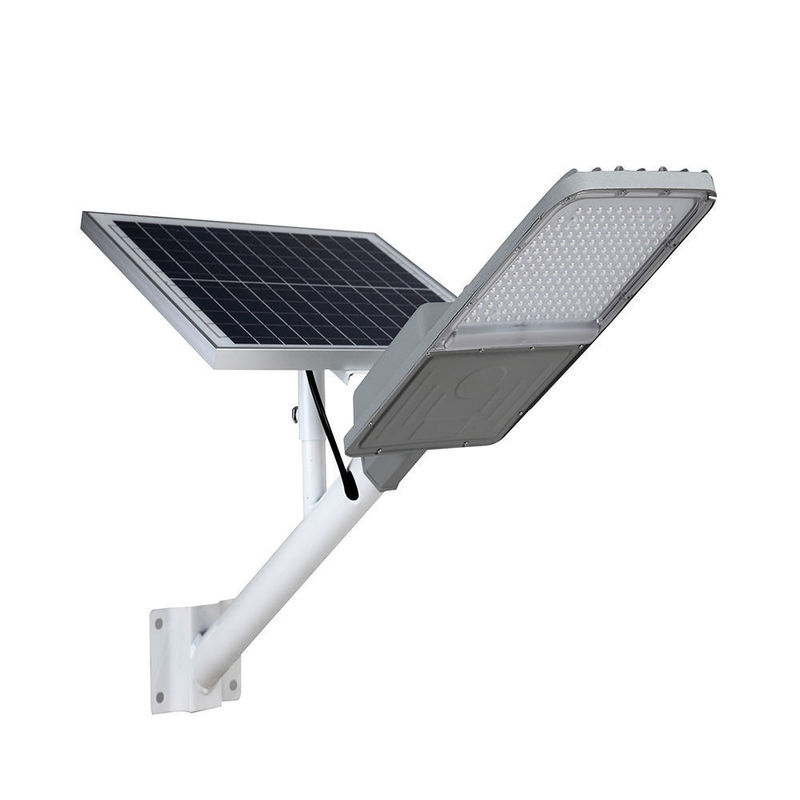 Todos en una luz solar de la calle 24kg peso del producto fuente de luz LED para pared exterior