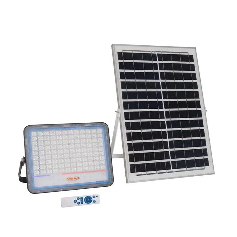 Cuerpo de aluminio y cubierta de PC Luz solar LED de inundación para jardín en índice de reproducción de color Ra 80