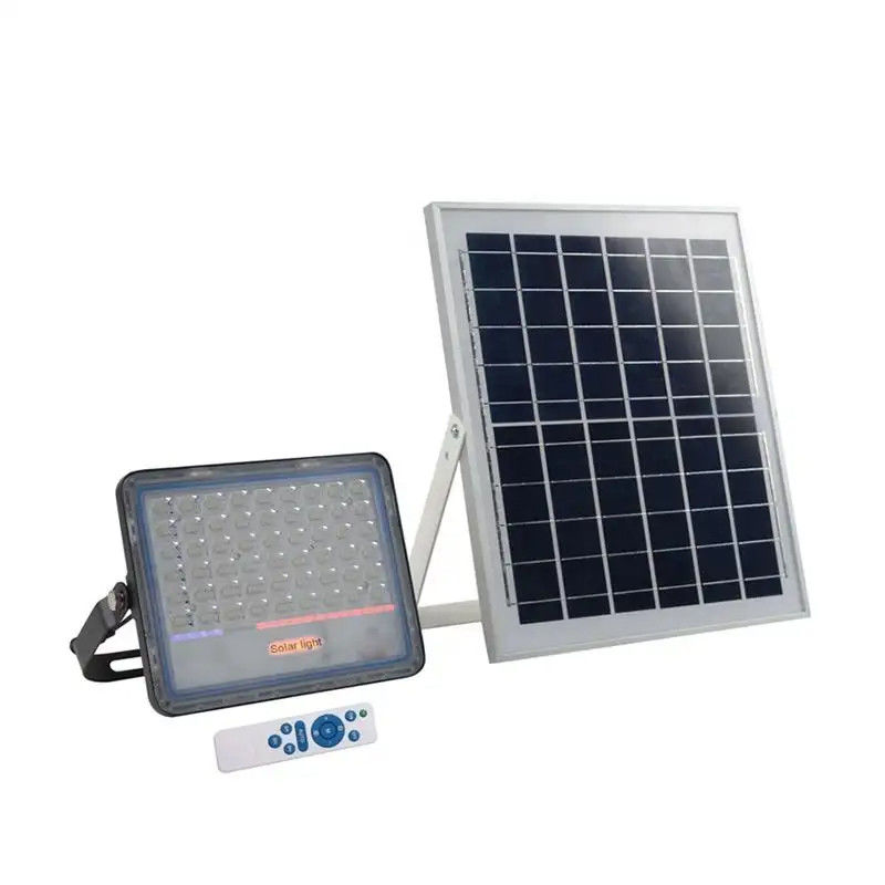 Cuerpo de aluminio y cubierta de PC Luz solar LED de inundación para jardín en índice de reproducción de color Ra 80
