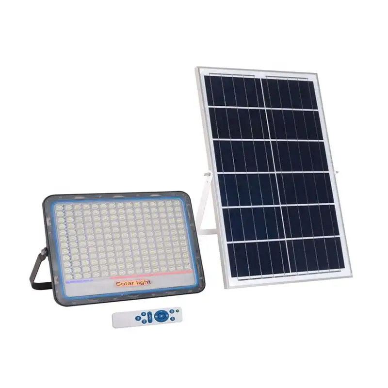 Cuerpo de aluminio y cubierta de PC Luz solar LED de inundación para jardín en índice de reproducción de color Ra 80