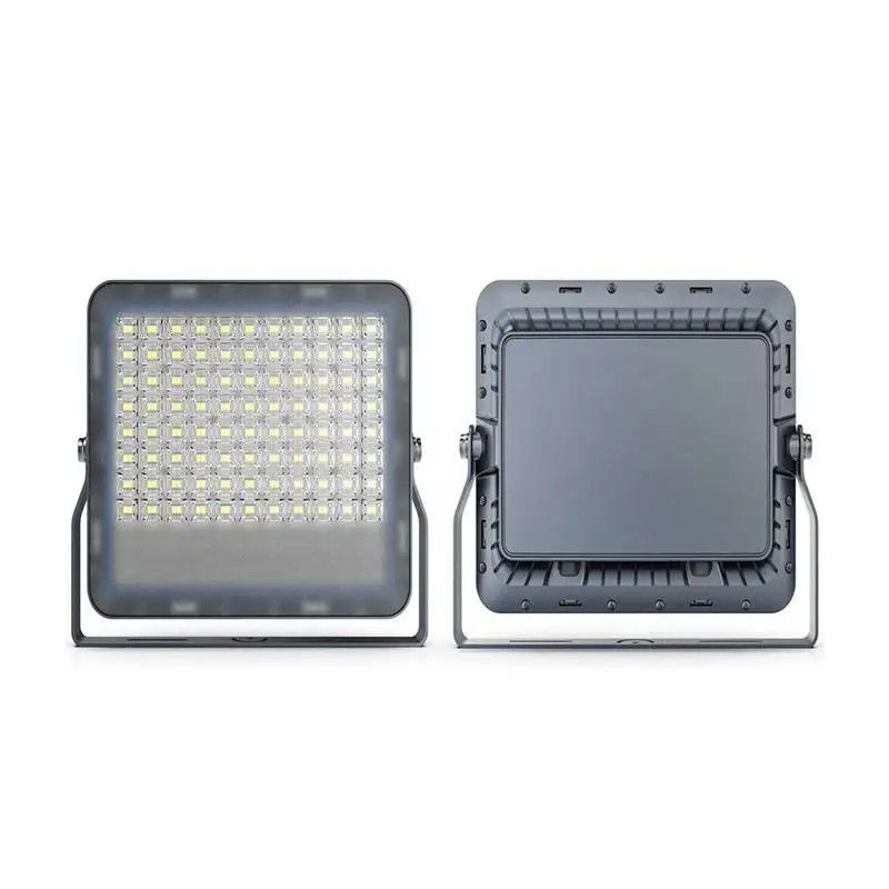 Cuerpo de aluminio y cubierta de PC Luz solar LED de inundación para jardín en índice de reproducción de color Ra 80