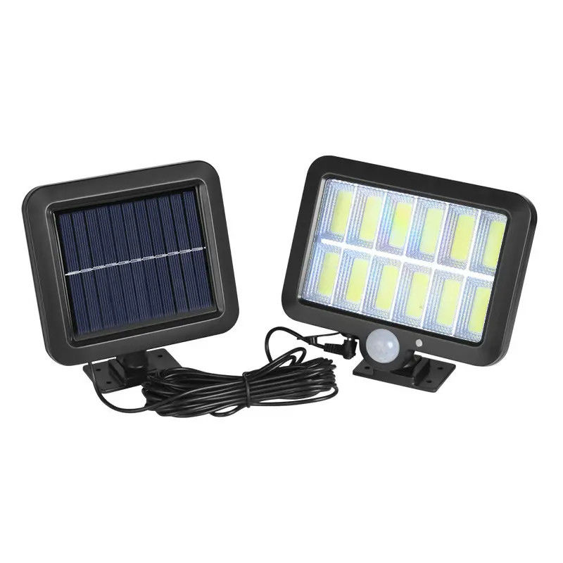 Lámpara de emergencia de acampada solar recargable portátil para exteriores de grado IP65 y material ABS