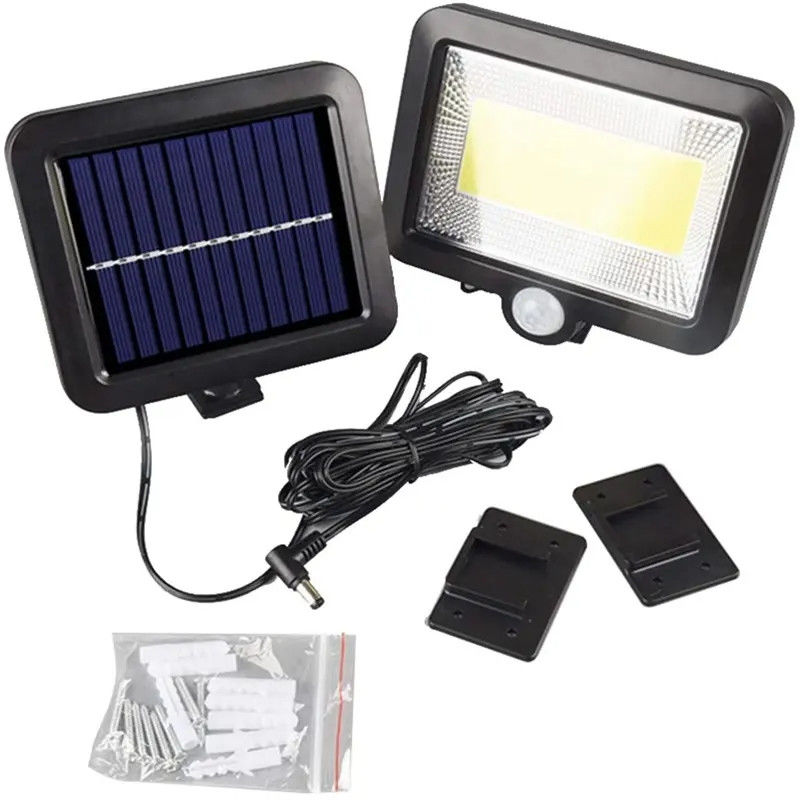 Lámpara de emergencia de acampada solar recargable portátil para exteriores de grado IP65 y material ABS