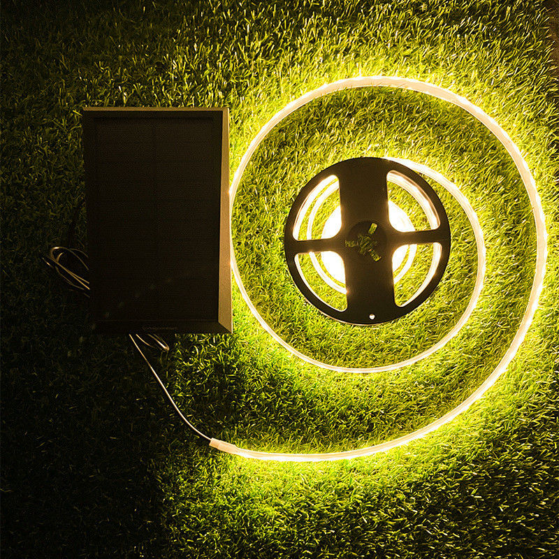 Luz de banda solar flexible para decoración del hogar Boda Navidad 2835 LEDs impermeable IP65