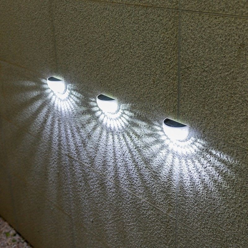 50000 horas de tiempo de trabajo Iluminación solar LED para escalones exteriores Solución de ahorro de energía
