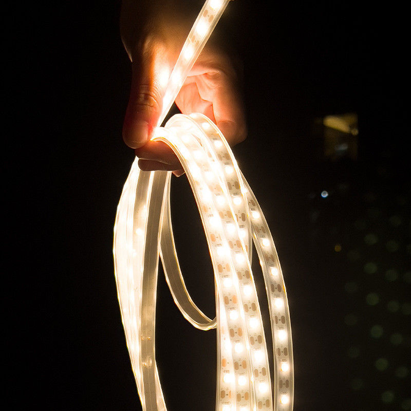 Luz de banda solar flexible para decoración del hogar Boda Navidad 2835 LEDs impermeable IP65