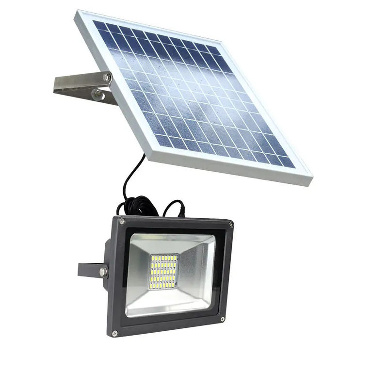 Luz de inundación solar con atenuación y modo de trabajo nocturno automático Fuente de luz LED de bahía alta