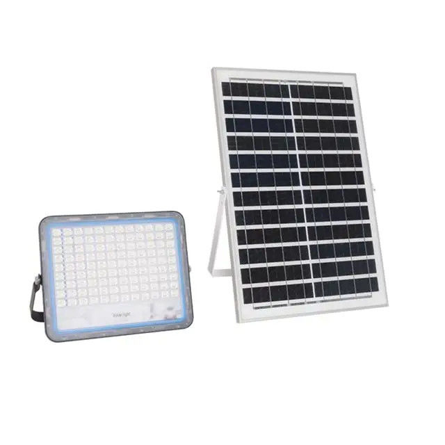 2- Cuerpo de lámpara de aluminio duradero Luz solar de inundación con alto brillo e IP65 resistente al agua