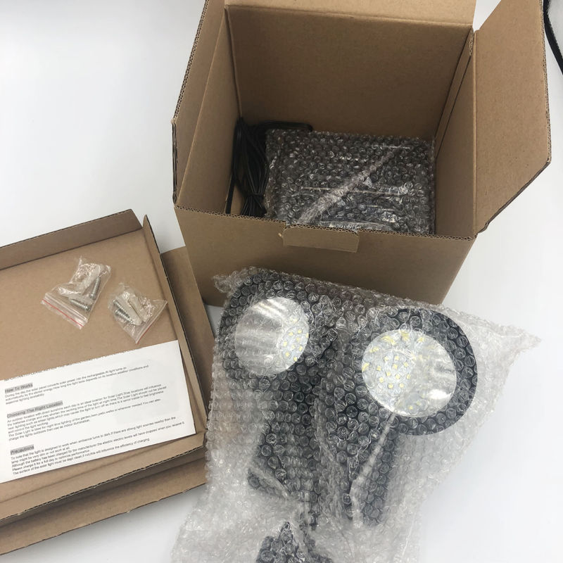50000 horas de vida útil 22LED sensor del cuerpo humano luz de seguridad solar para el camino exterior