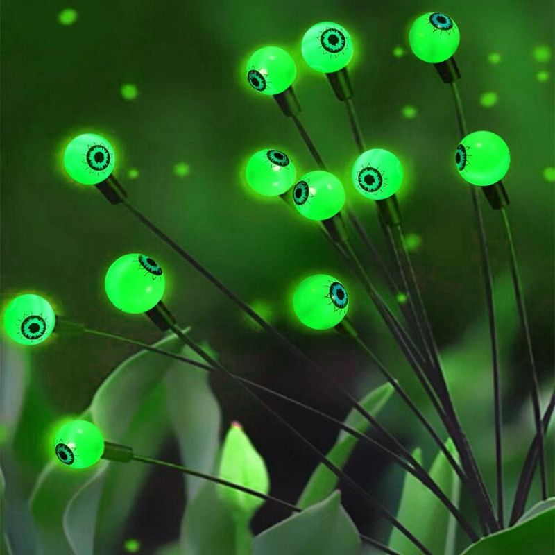 Luz solar de globo ocular LED de jardín al aire libre para Halloween