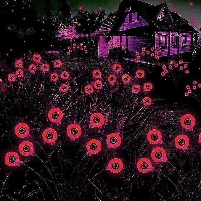 Luz solar de globo ocular LED de jardín al aire libre para Halloween