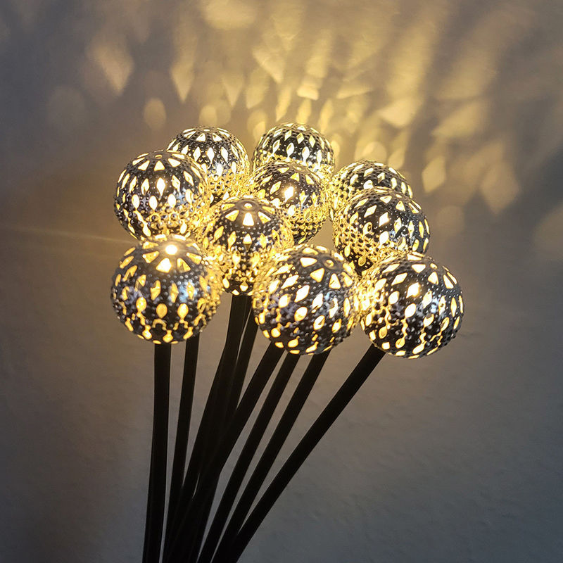 Lámpara de luciérnagas solares para jardín