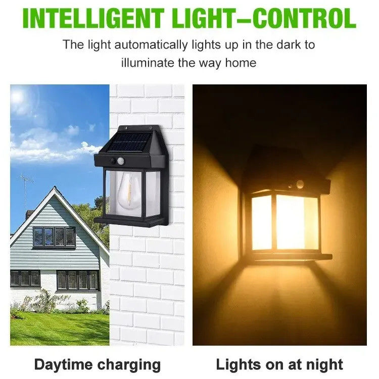 Servicio de soluciones de iluminación de jardín Iluminación solar LED con temperatura de color de 6000K CCT