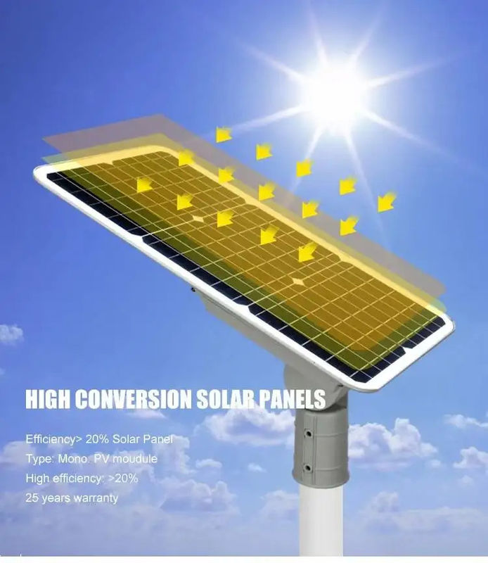 50000 horas de vida útil luz solar de pared led patio panel solar resistente al agua luz solar de calle
