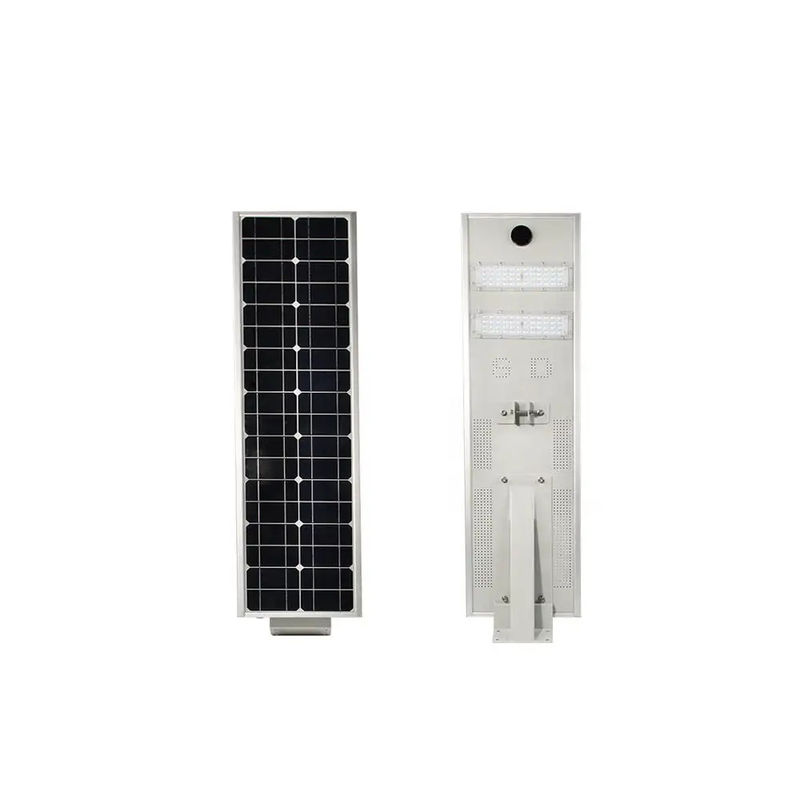 30W 40W 120W Todo en uno IP65 Batería de litio Alimentada por autolimpieza Luz solar de calle