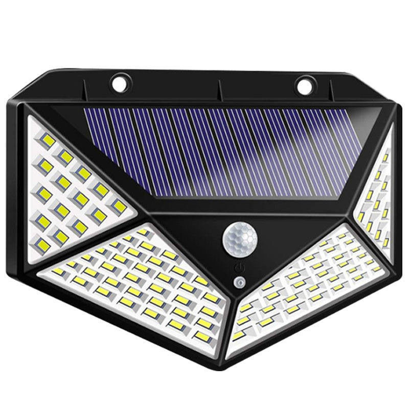 Lámpara de jardín solar sensor de luz de pared LED luz de inundación con 65lm/w eficiencia luminosa
