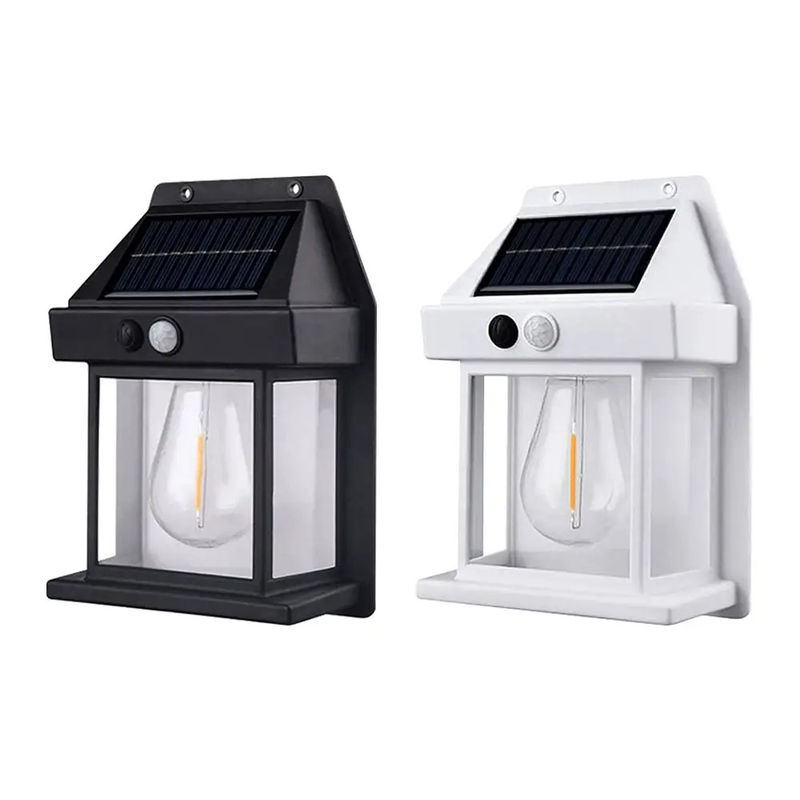 Panel solar luz exterior lámpara solar con sensor de movimiento paredes de iluminación Ip65 impermeable