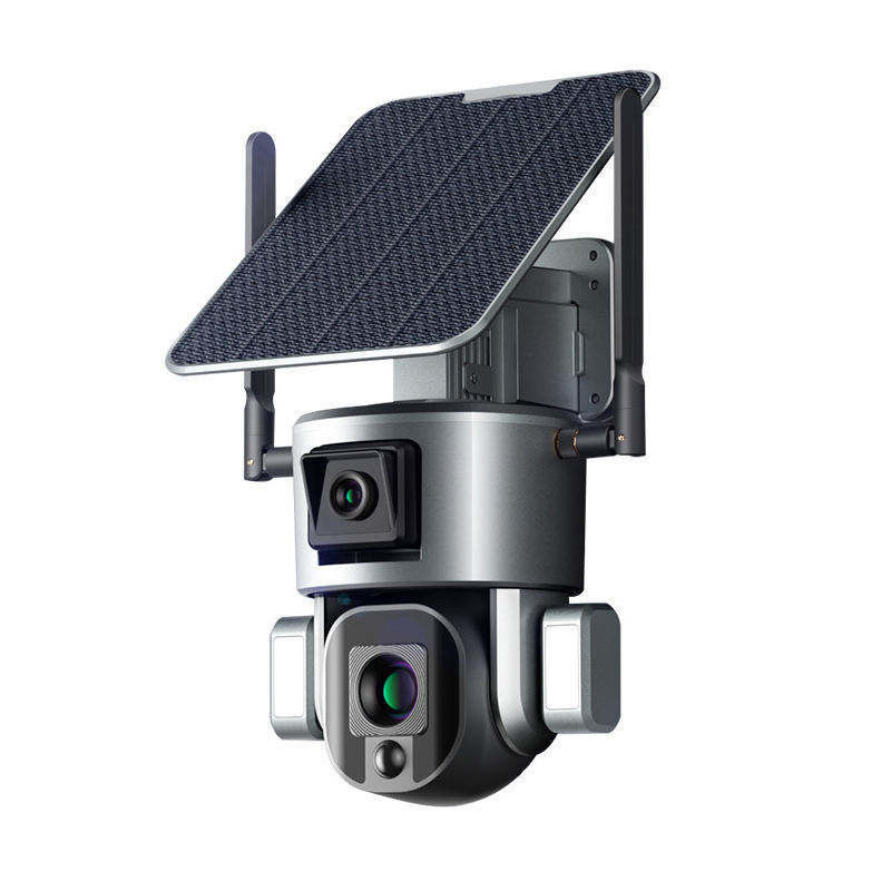 10x Zoom 4.0MP Wifi Cúpula CCTV Red Ipsy Batería solar de respaldo cámara de vigilancia 4g