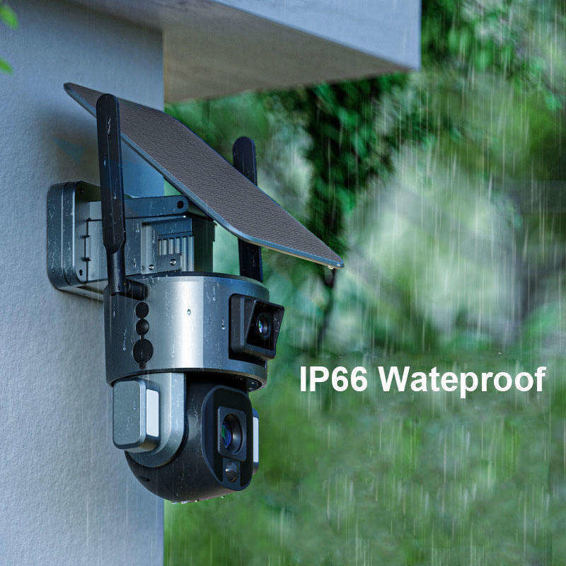 10x Zoom 4.0MP Wifi Cúpula CCTV Red Ipsy Batería solar de respaldo cámara de vigilancia 4g