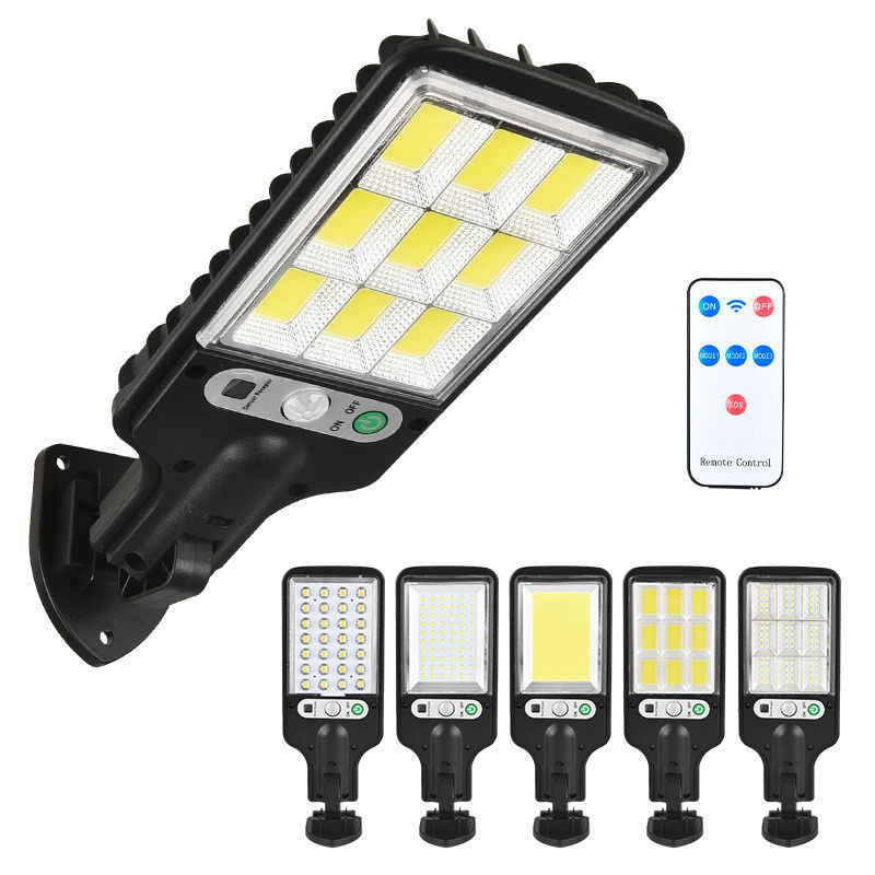 12000 horas de tiempo de trabajo Iluminación solar con control remoto y diseño impermeable