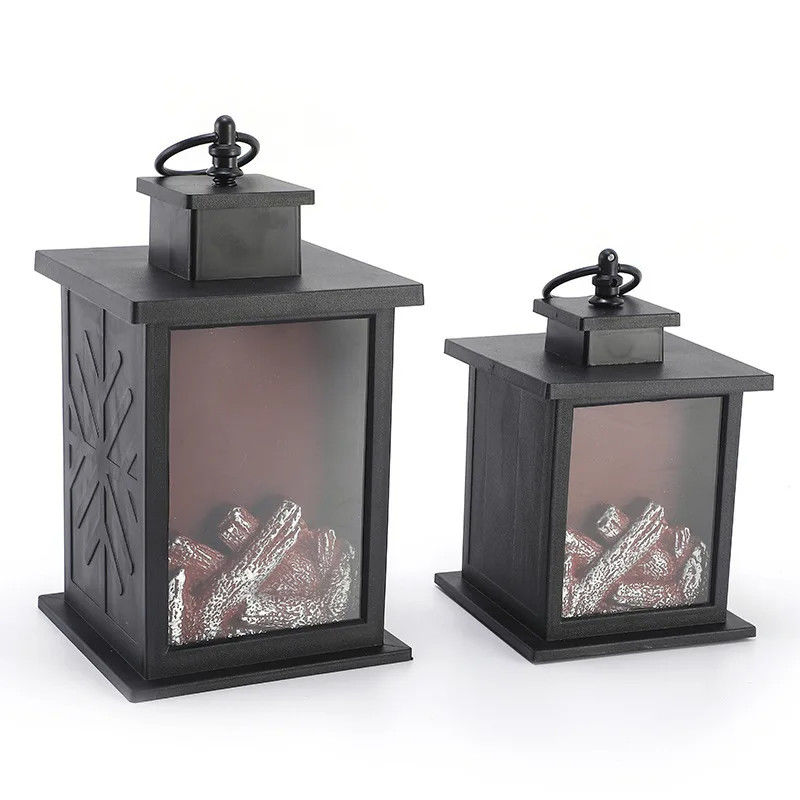 Lámpara de simulación de llama para decoración de habitaciones Luces colgantes de Navidad LED 3 * AA Batería 0.4kg