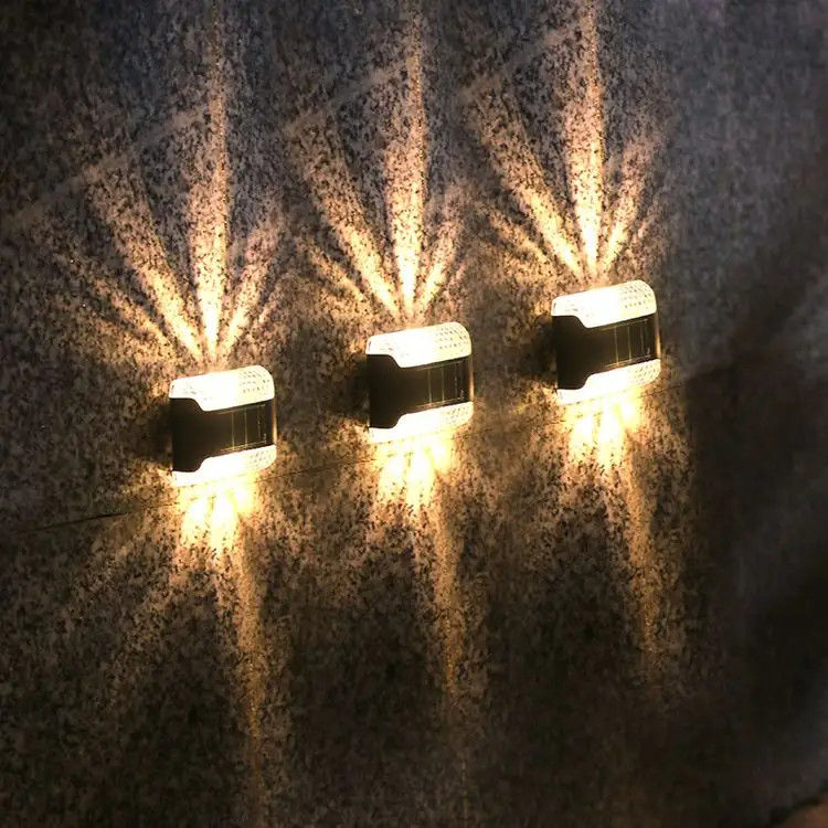 80 luces Solares lámpara montada en la pared LED luces solares para la decoración de jardines al aire libre
