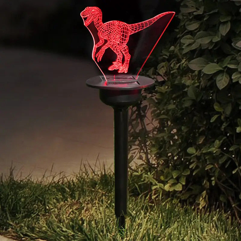 Lámpara de césped acrílica solar de 90lm para inserción en el suelo del patio con diseño impermeable IP65