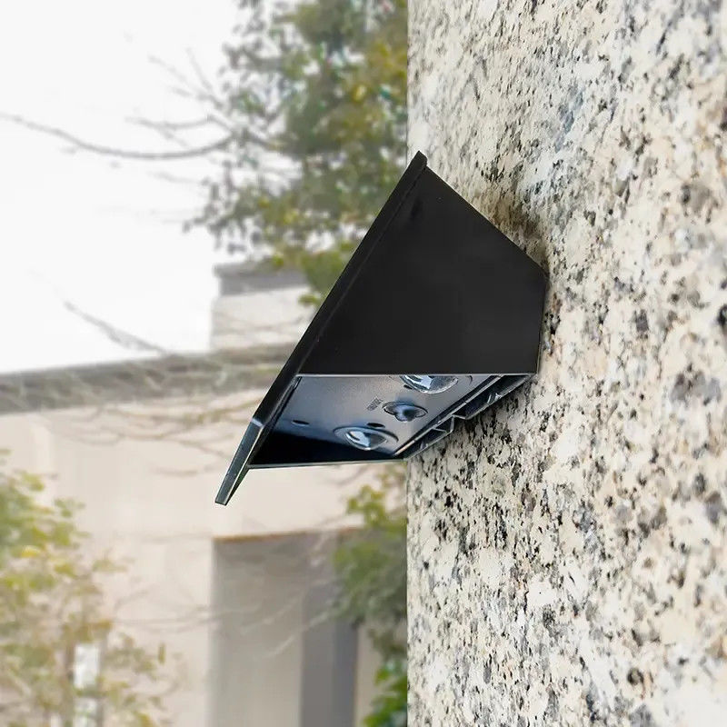 IP54 impermeable exterior decorativo LED luz solar de pared para el balcón escalera Patio Spot Light