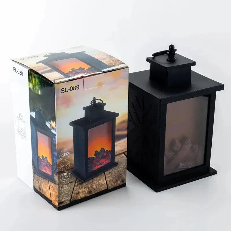 Apoyo oscurecedor sin carbón fuego luz de llama ABS lámpara de la chimenea luz nocturna luz de decoración