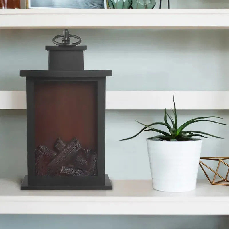 Apoyo oscurecedor sin carbón fuego luz de llama ABS lámpara de la chimenea luz nocturna luz de decoración