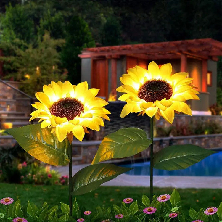Lámparas solares de luz solar impermeable jardín solar decorativo para el patio del patio trasero