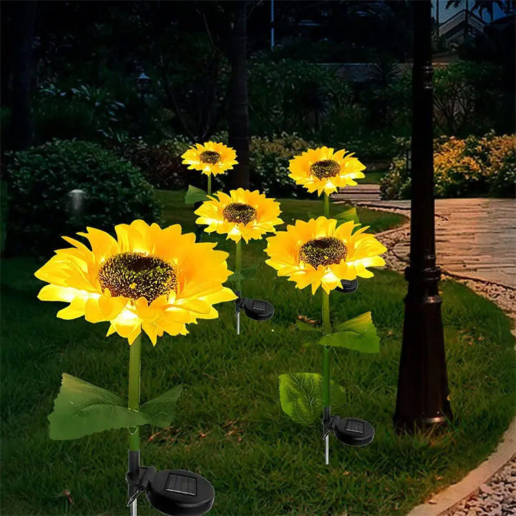 Lámparas solares de luz solar impermeable jardín solar decorativo para el patio del patio trasero