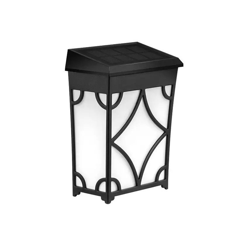 1Lámpara de sensor de movimiento LED de voltaje de entrada de.2V para jardín exterior Lámpara de pared solar impermeable