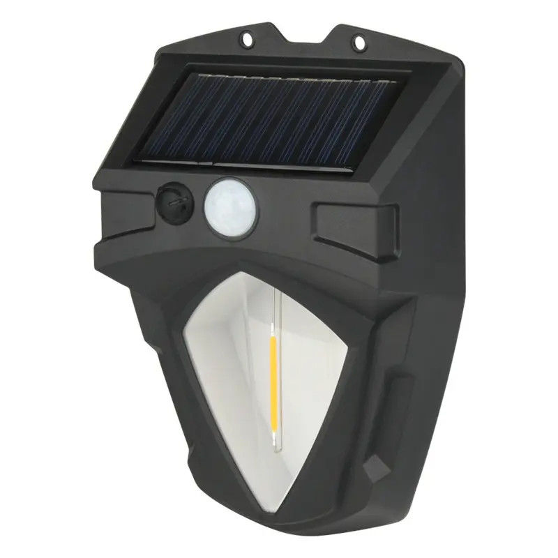 50000 horas de vida útil luz solar exterior de pared con sensor de movimiento y fuente de luz LED
