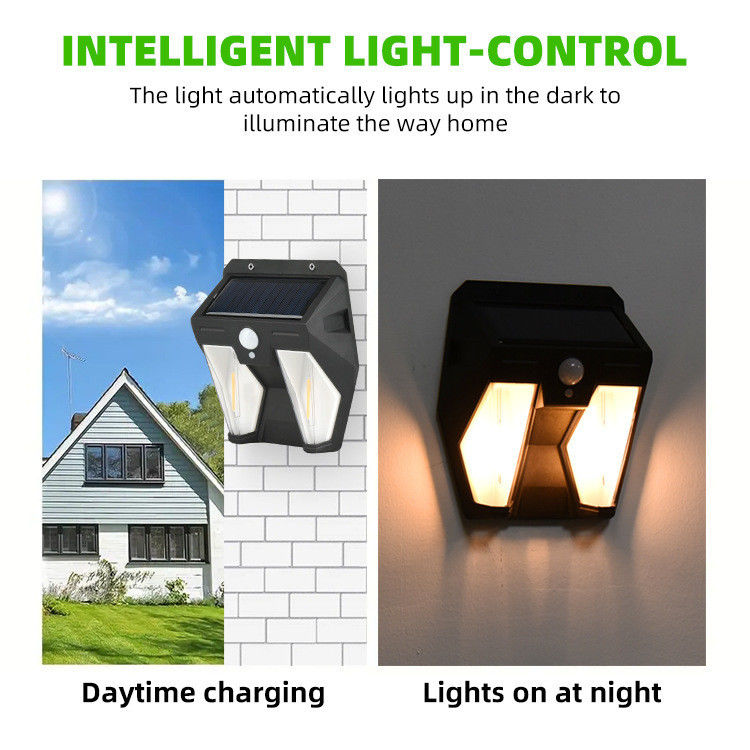 IP65 resistente al agua lámparas de filamento de tungsteno solar ideal para la seguridad de jardín exterior