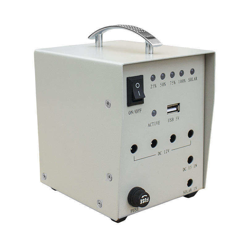 Rango de irradiación de 12 metros cuadrados Mini kits portátiles de energía solar para la oficina en el hogar